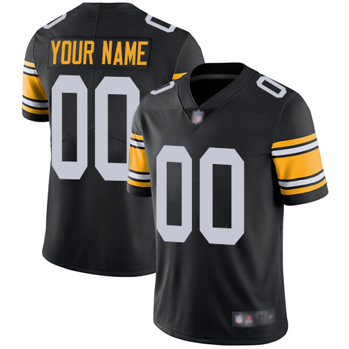 Limited Black Men Alternate Jersey NFL Customized Football Pittsburgh Steelers Vapor Untouchable->customized nfl jersey->Custom Jersey